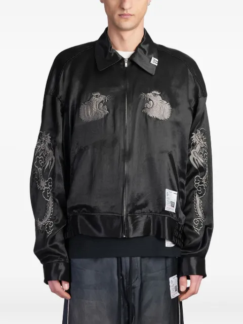 Maison MIHARA YASUHIRO chamarra bomber bordada