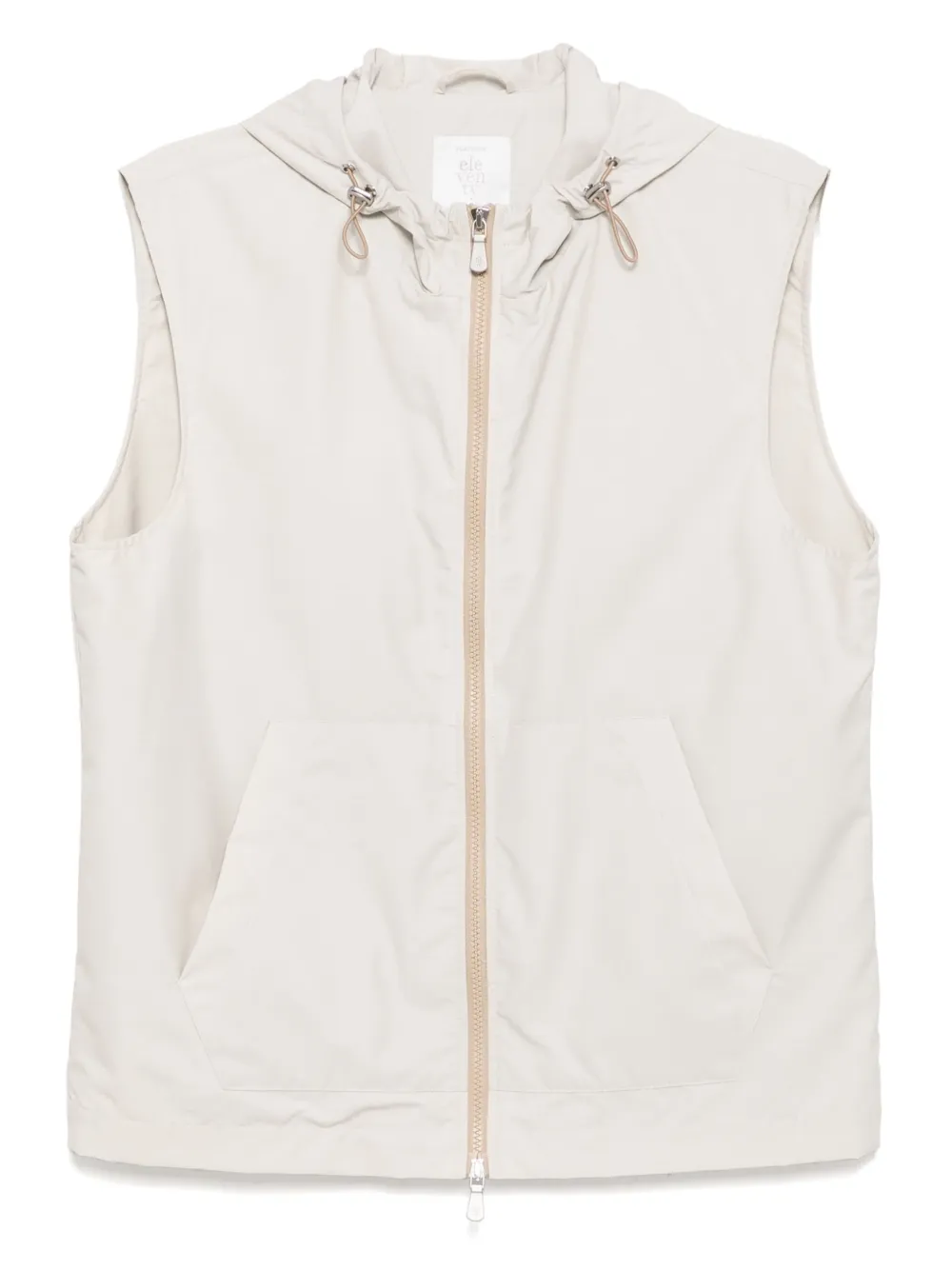 Eleventy Bodywarmer met rits Beige