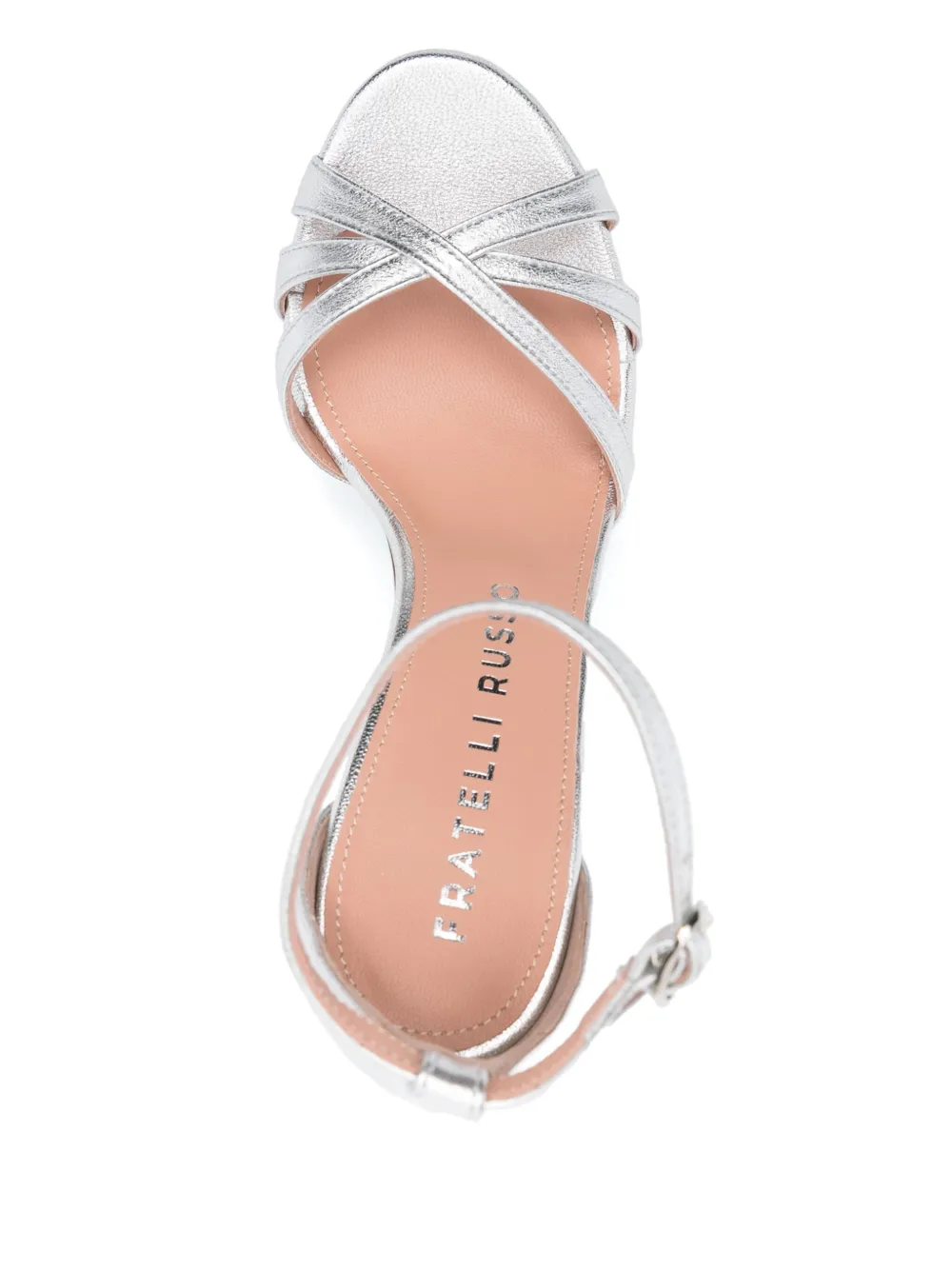 Fratelli Russo 120mm Marilus sandals Silver