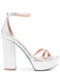 Fratelli Russo 120mm Marilus sandals - Silver