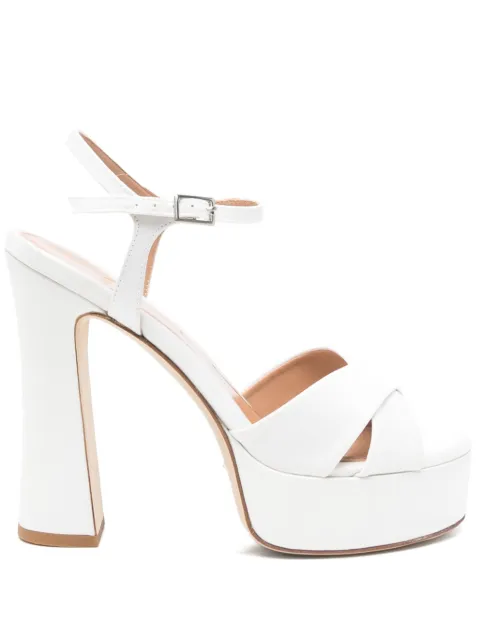 Chantal 130mm satin sandals