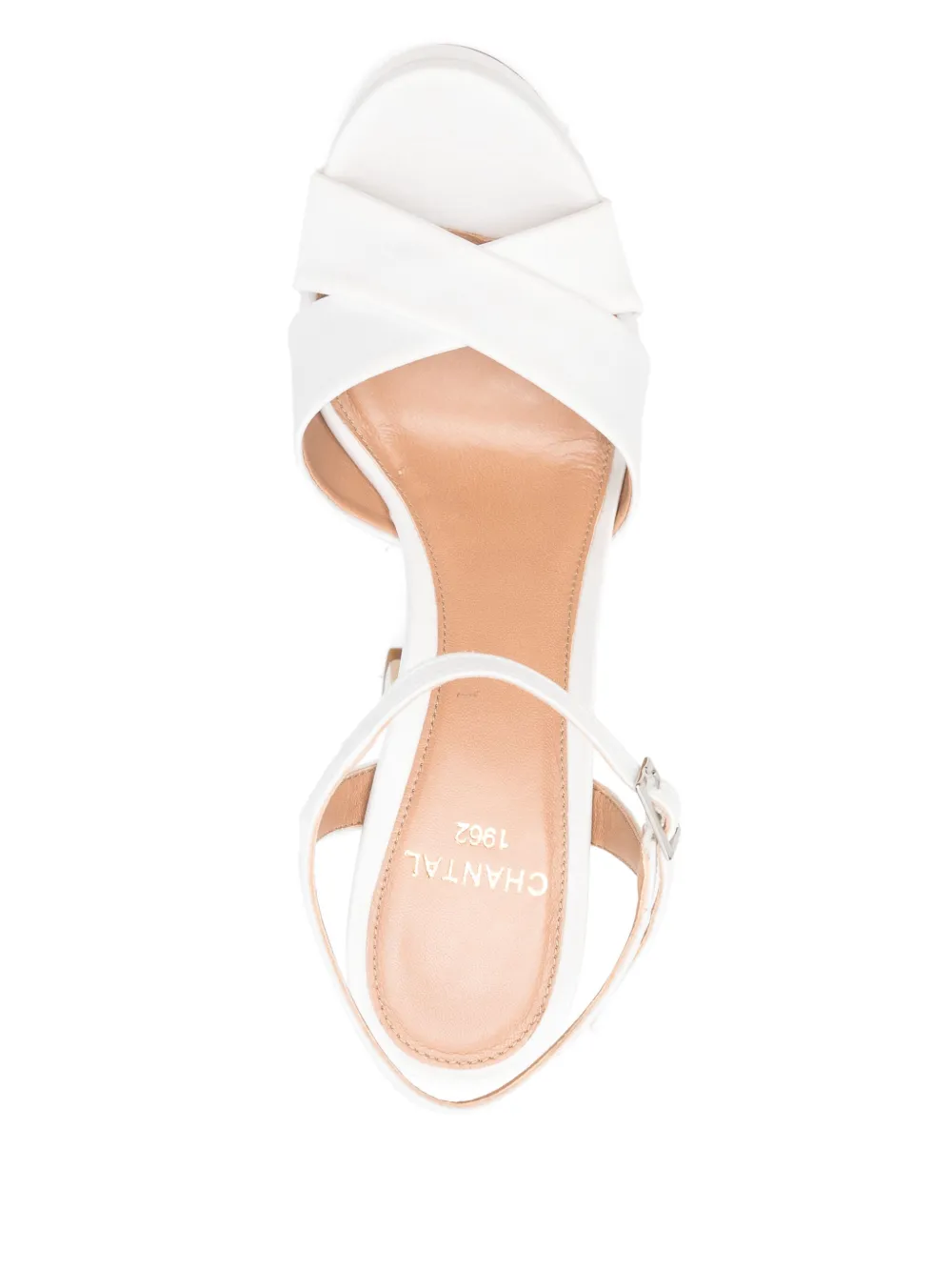 Shop Chantal 130mm Satin Sandals