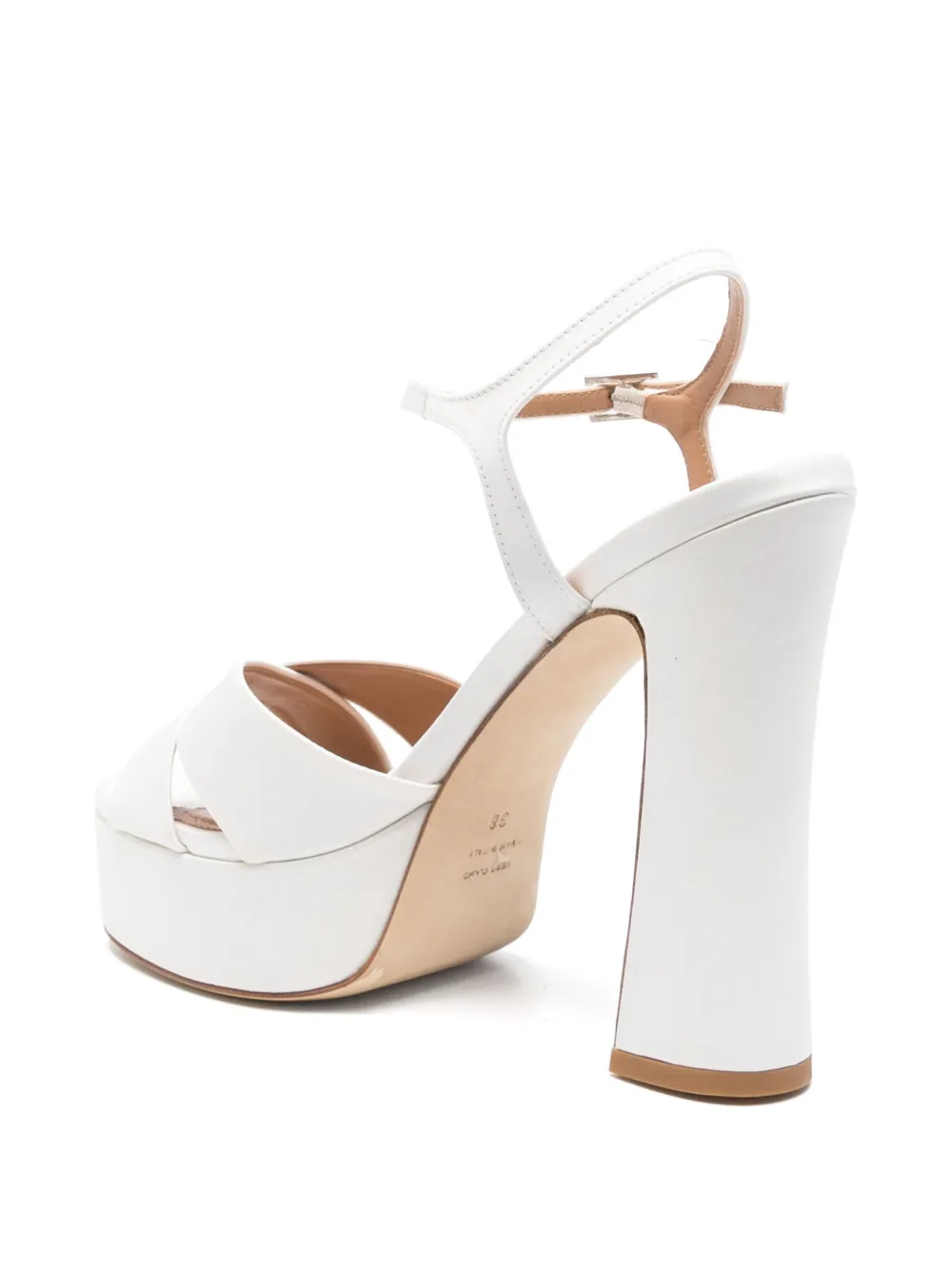 Shop Chantal 130mm Satin Sandals