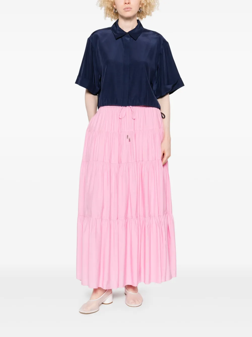 Simkhai pleated skirt - Roze