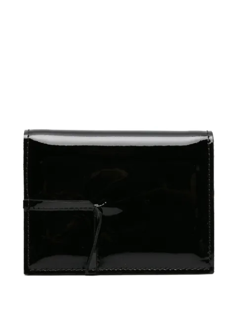 Comme Des Garçons Wallet محفظة بجلد لامع