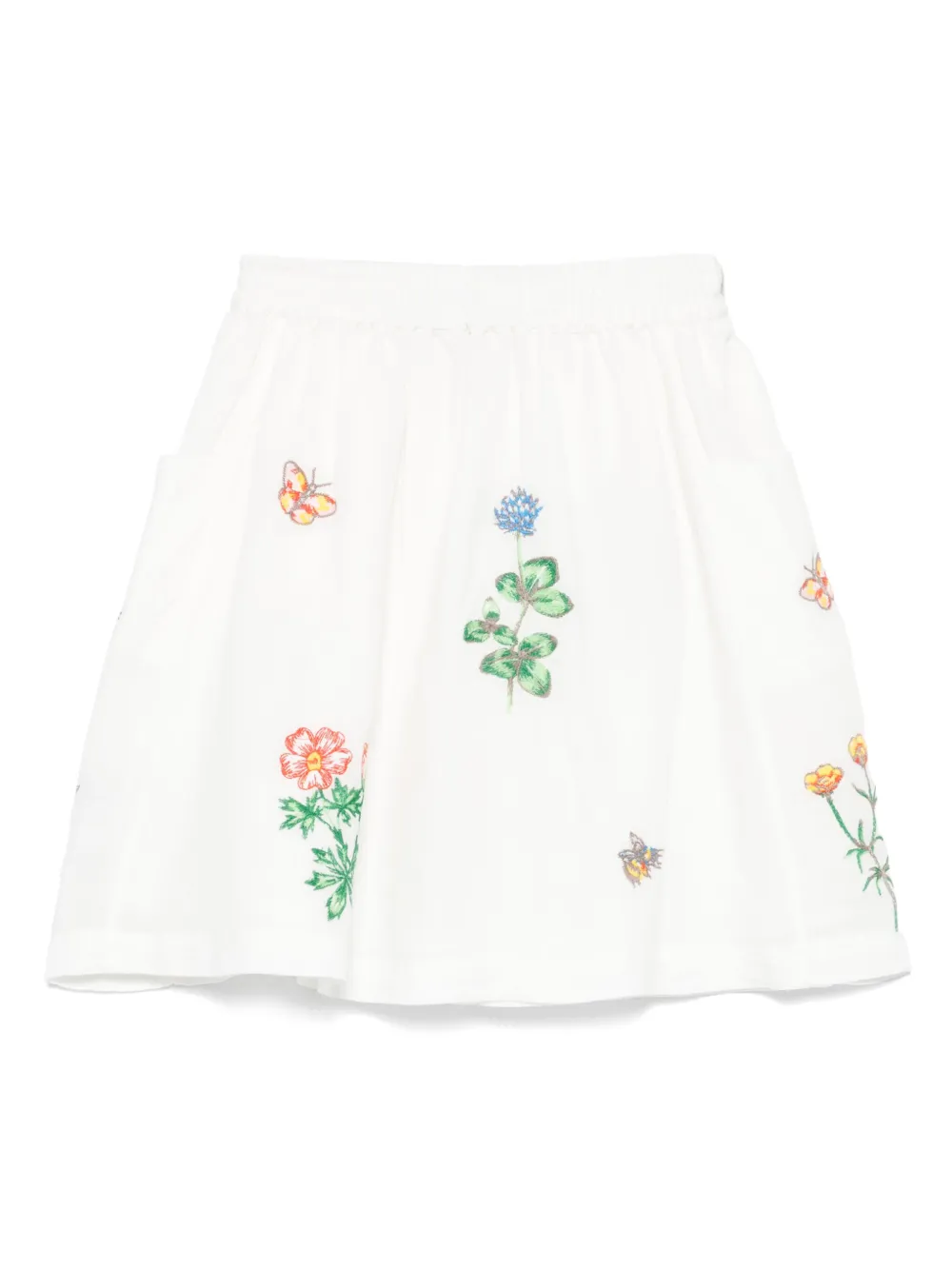 STELLA MCCARTNEY EMBROIDERED MINI SKIRT