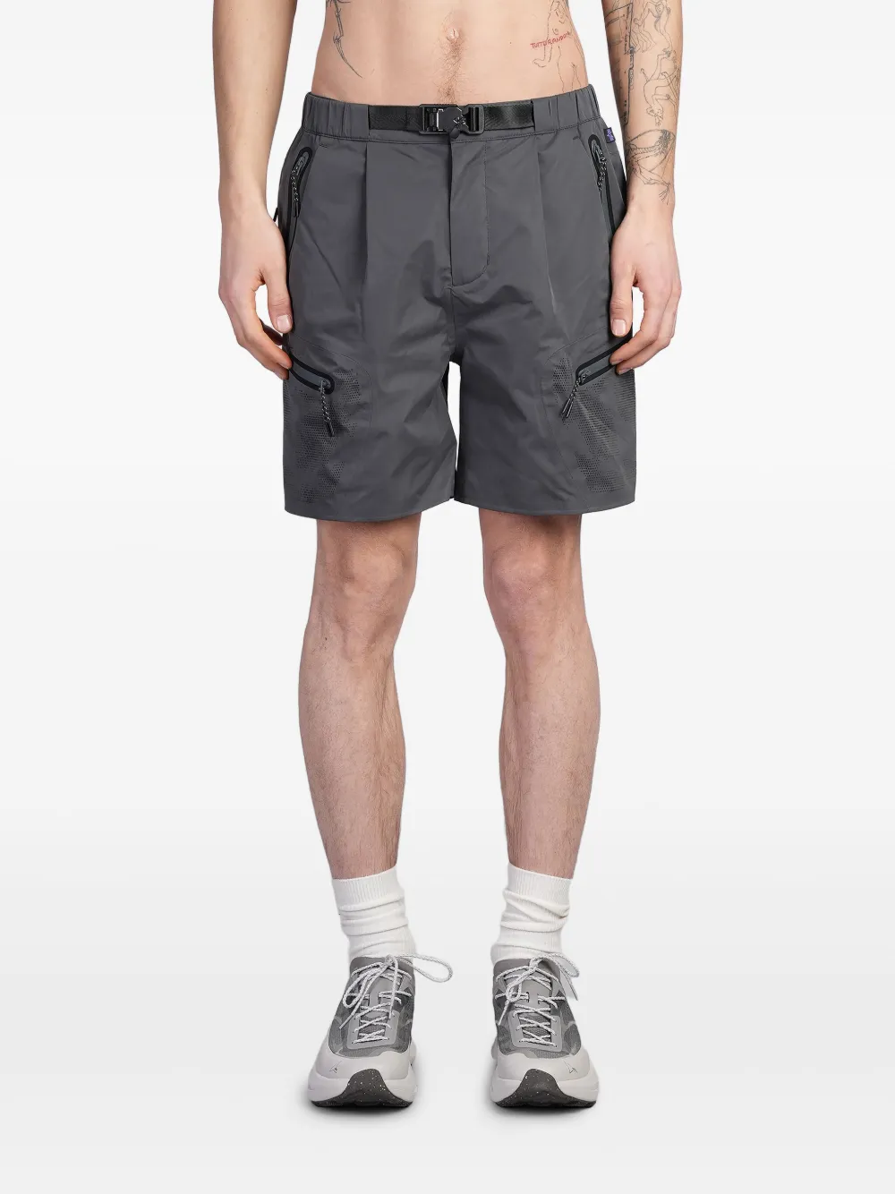 Alpha Industries zippered pocket shorts | Grey | Image 1