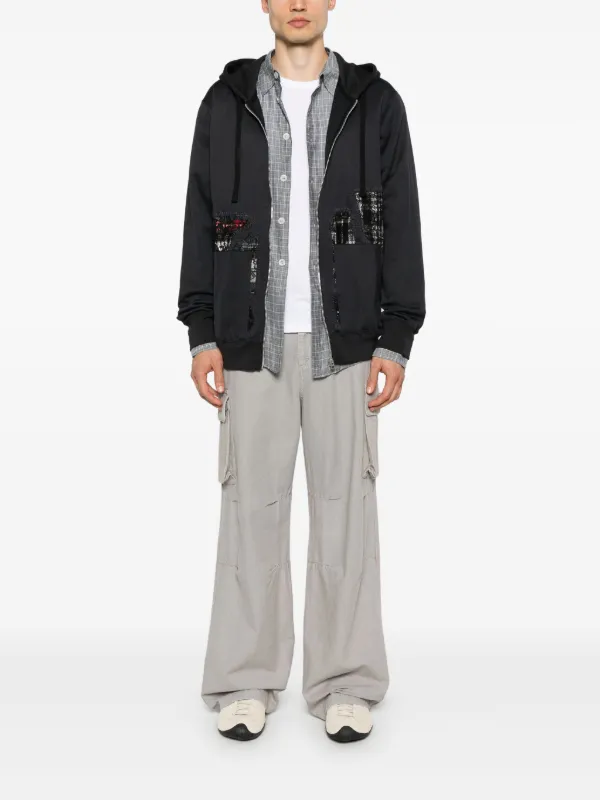はにわ Junya Watanabe MAN x Comme Des Garçons Patchwork Hoodie