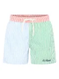 MC2 Saint Barth Kids panelled swim shorts - Green