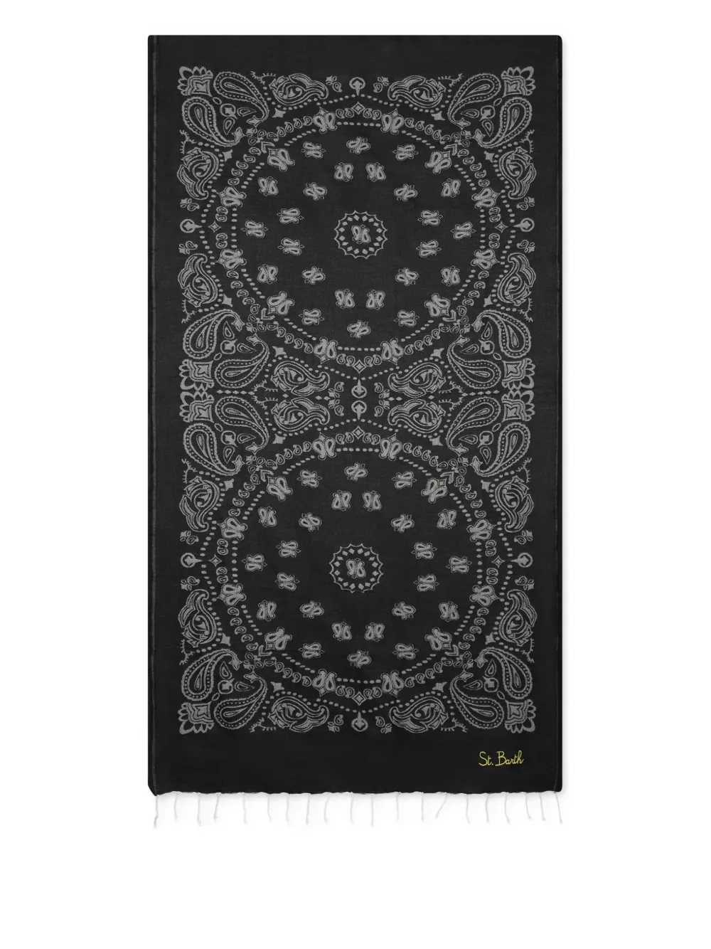 MC2 Saint Barth Kids Fouta タオル - ブラック MC2 Saint Barth Kids Fouta タオル - ブラック