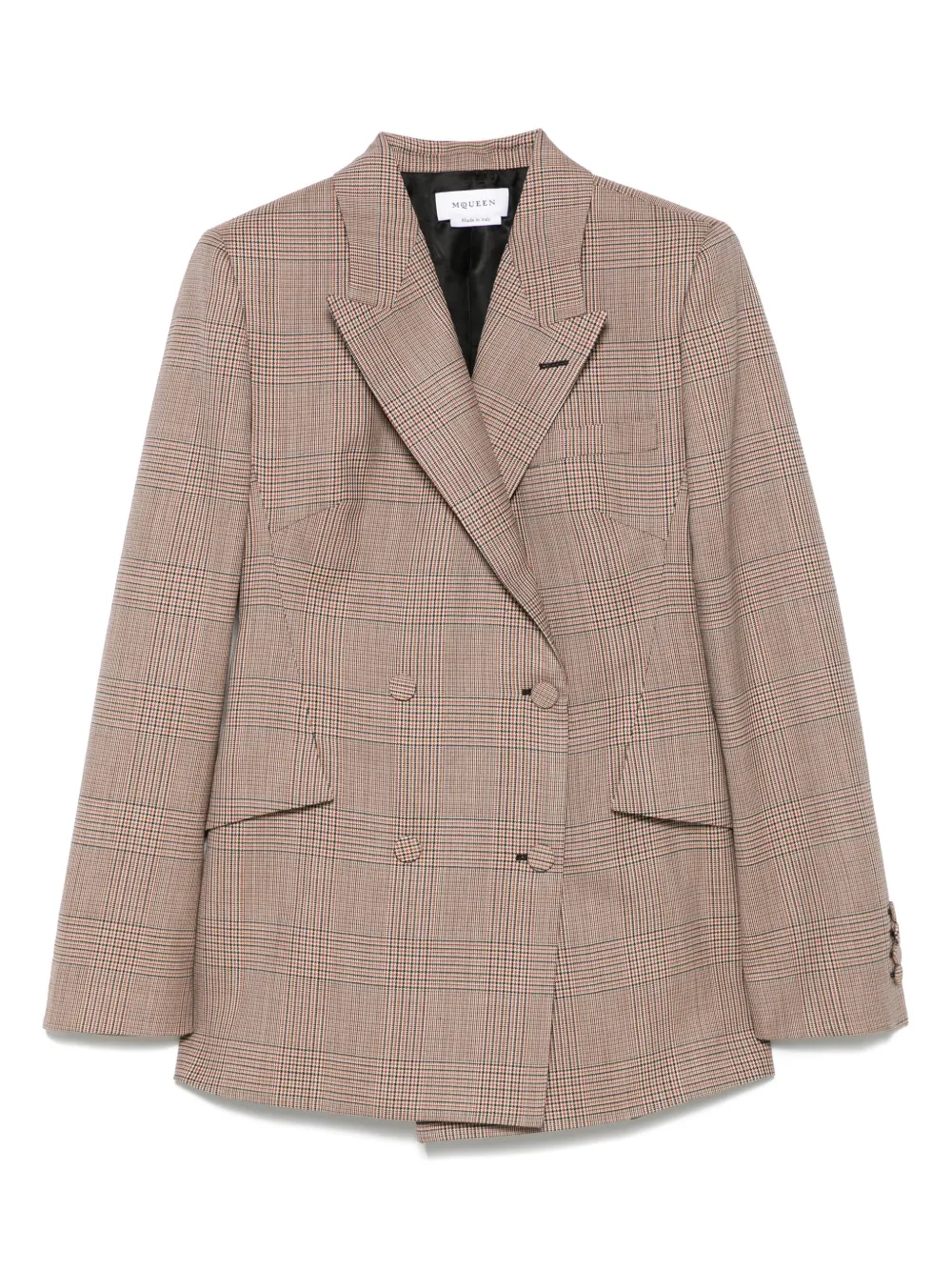 Alexander McQueen blazer Heritage Check | marrón | Image 1