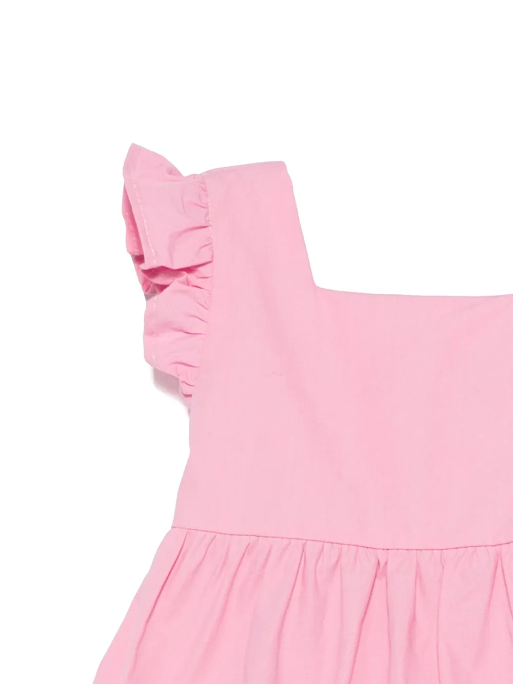 Miss Grant Kids Jurk met strikapplicatie Roze