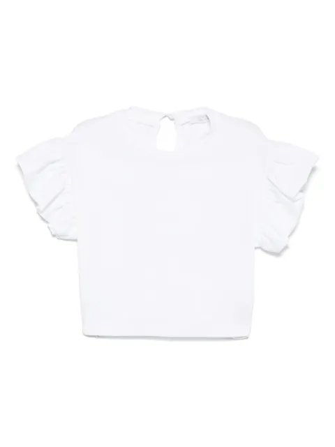 Miss Grant Kids ruffle-detail T-shirt