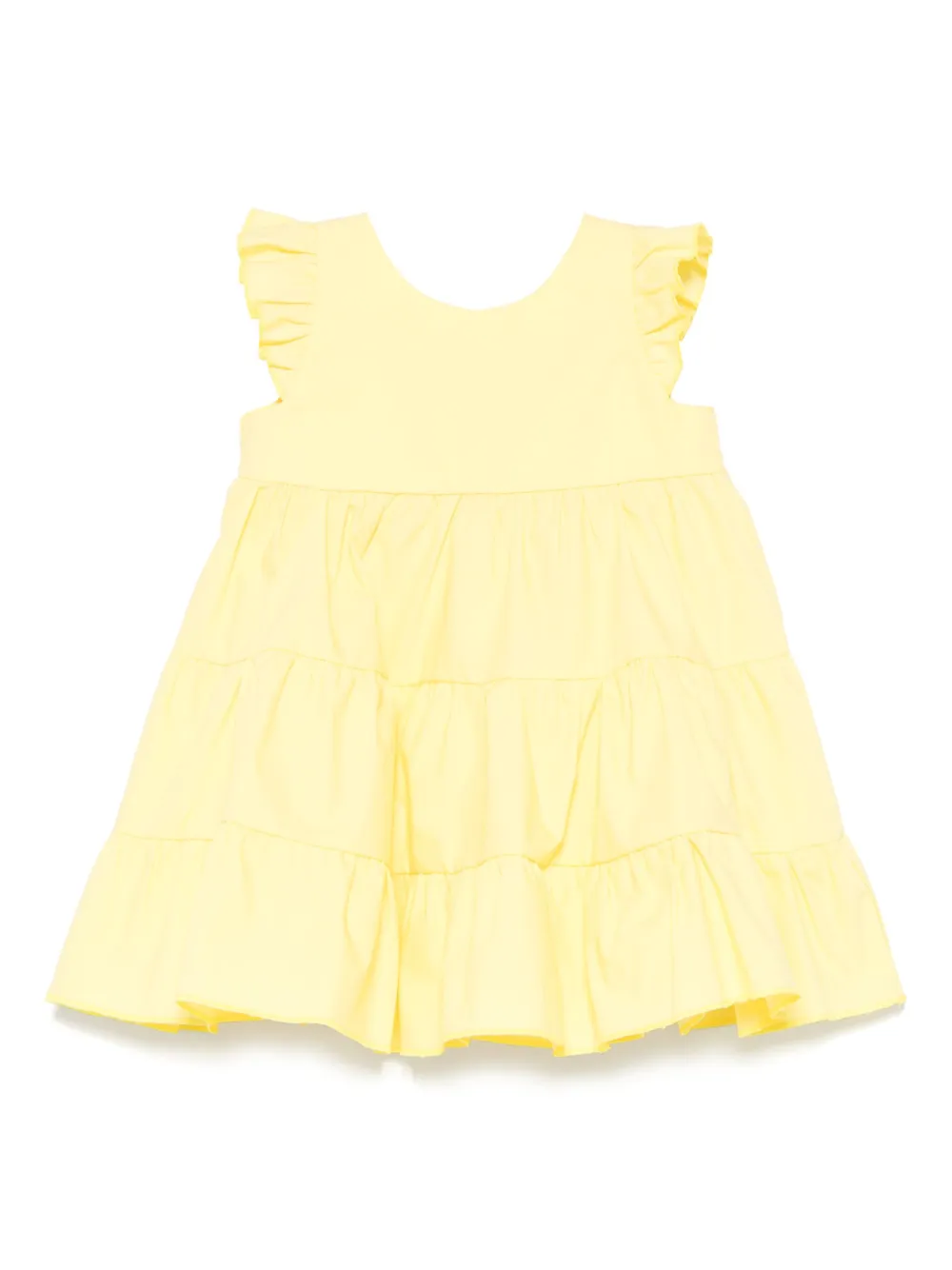 Miss Grant Kids ポプリン ワンピース - イエロー Miss Grant Kids ポプリン ワンピース - イエロー