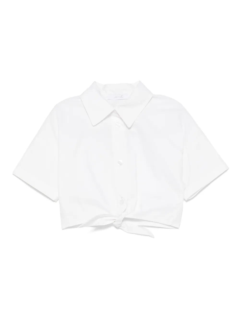 Miss Grant Kids tie-waist shirt | White | Image 1