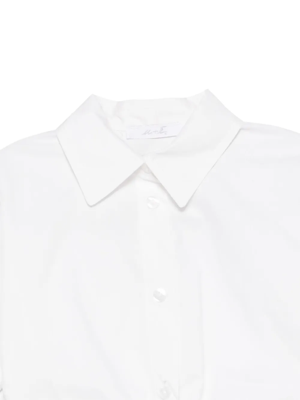 Miss Grant Tie-waist Shirt In White