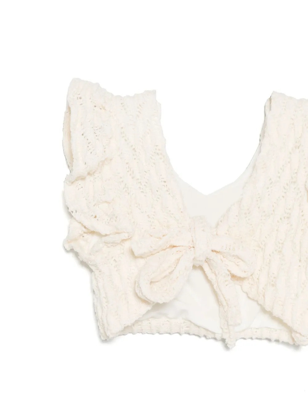 Miss Grant Kids Gebreide top Beige