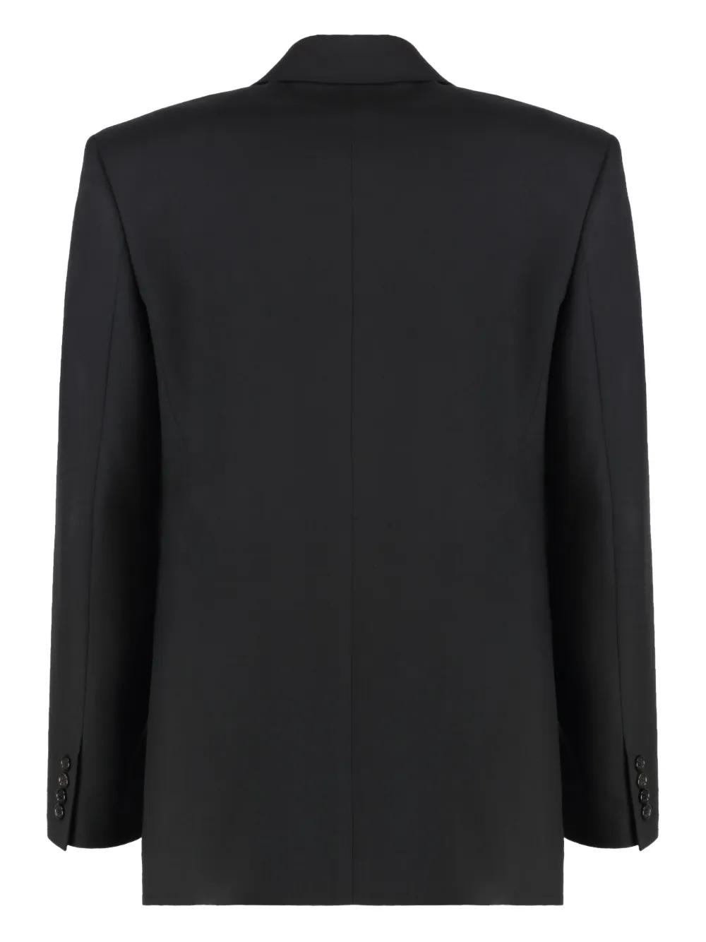 Saint Laurent Wollen blazer met dubbele rij knopen Zwart