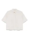 Transit crinkled shirt - Neutrals