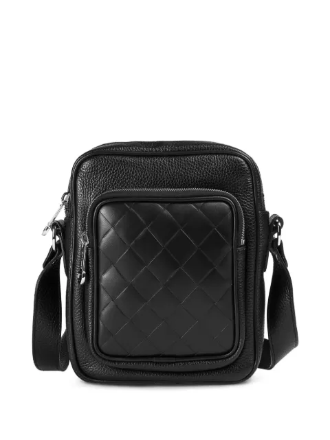 Doucal's bolsa de hombro Tumbled de piel
