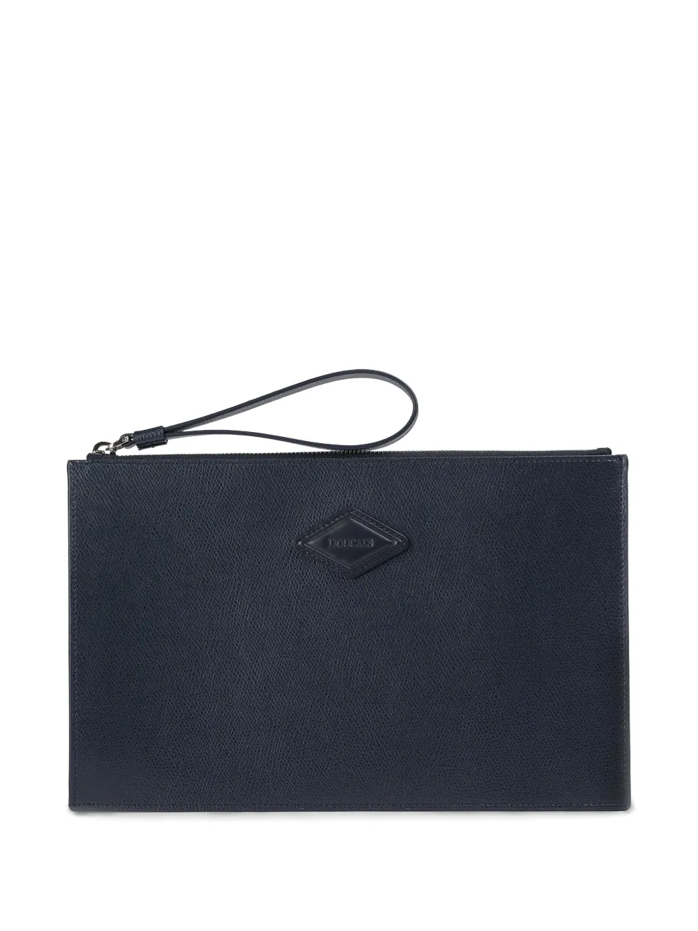 Doucal's Palmellato leather document pouch | Blue | Image 1