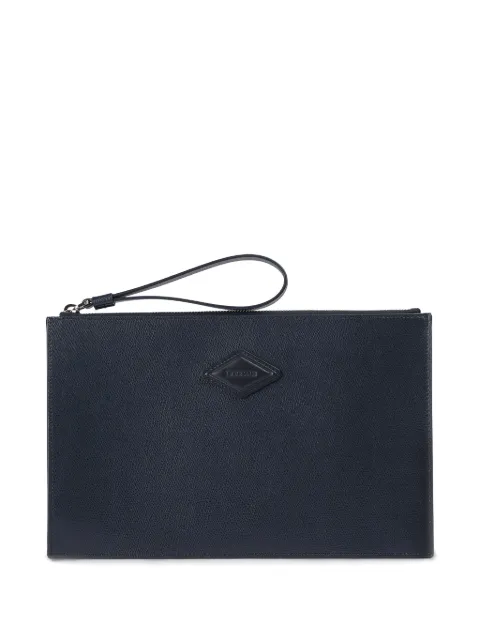 Doucal's Palmellato leather document pouch