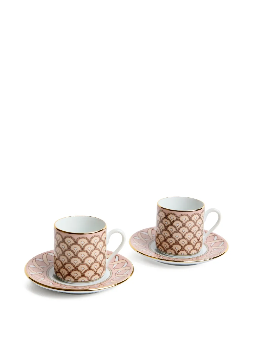 La Doublej Impero Espresso Cup Set Of 2 In Pink