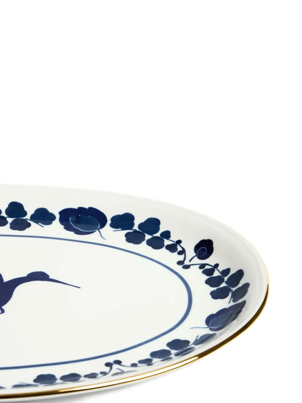 La Doublej Oval Platter In White