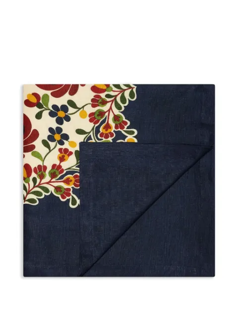 La DoubleJ large Windflower linen tablecloth 