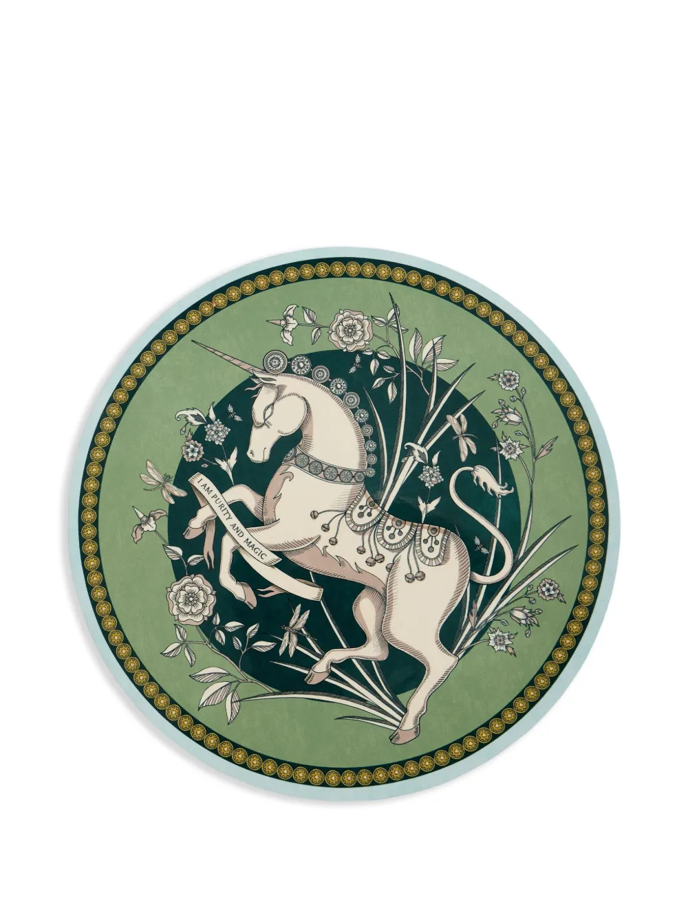 La DoubleJ Disk placemat | Green | Image 1