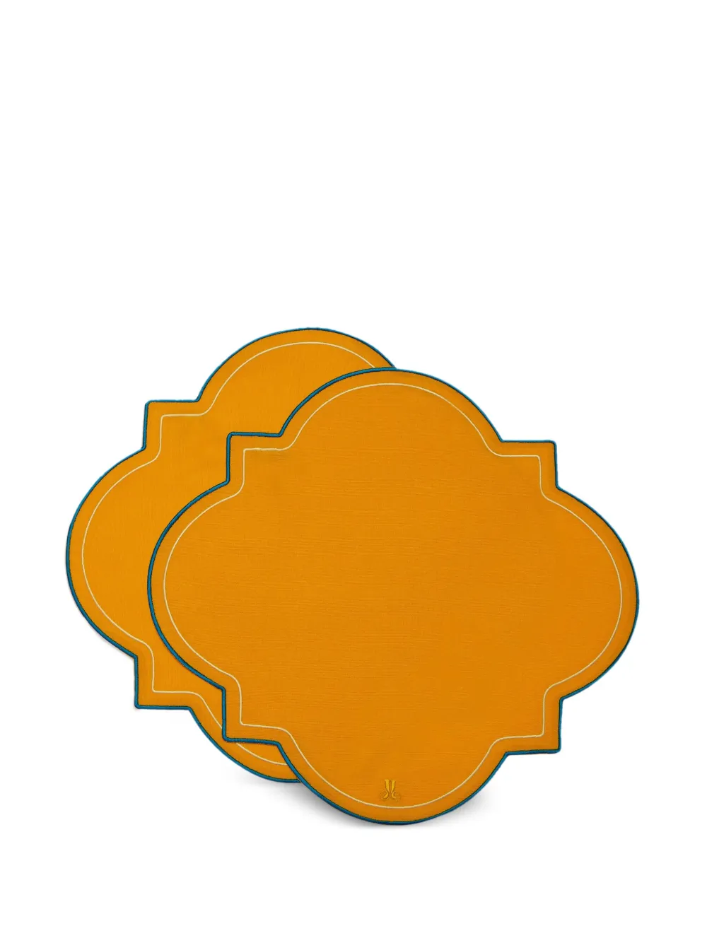 La DoubleJ Medallion Tischsets (2er-Set) | Gelb | Image 1