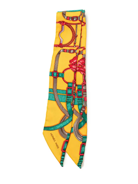 Hermès Pre-Owned 2000-2024 Grand Manege Silk Twilly Scarf scarves