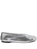 Gimaguas metallic-effect ballerina shoes - Silver