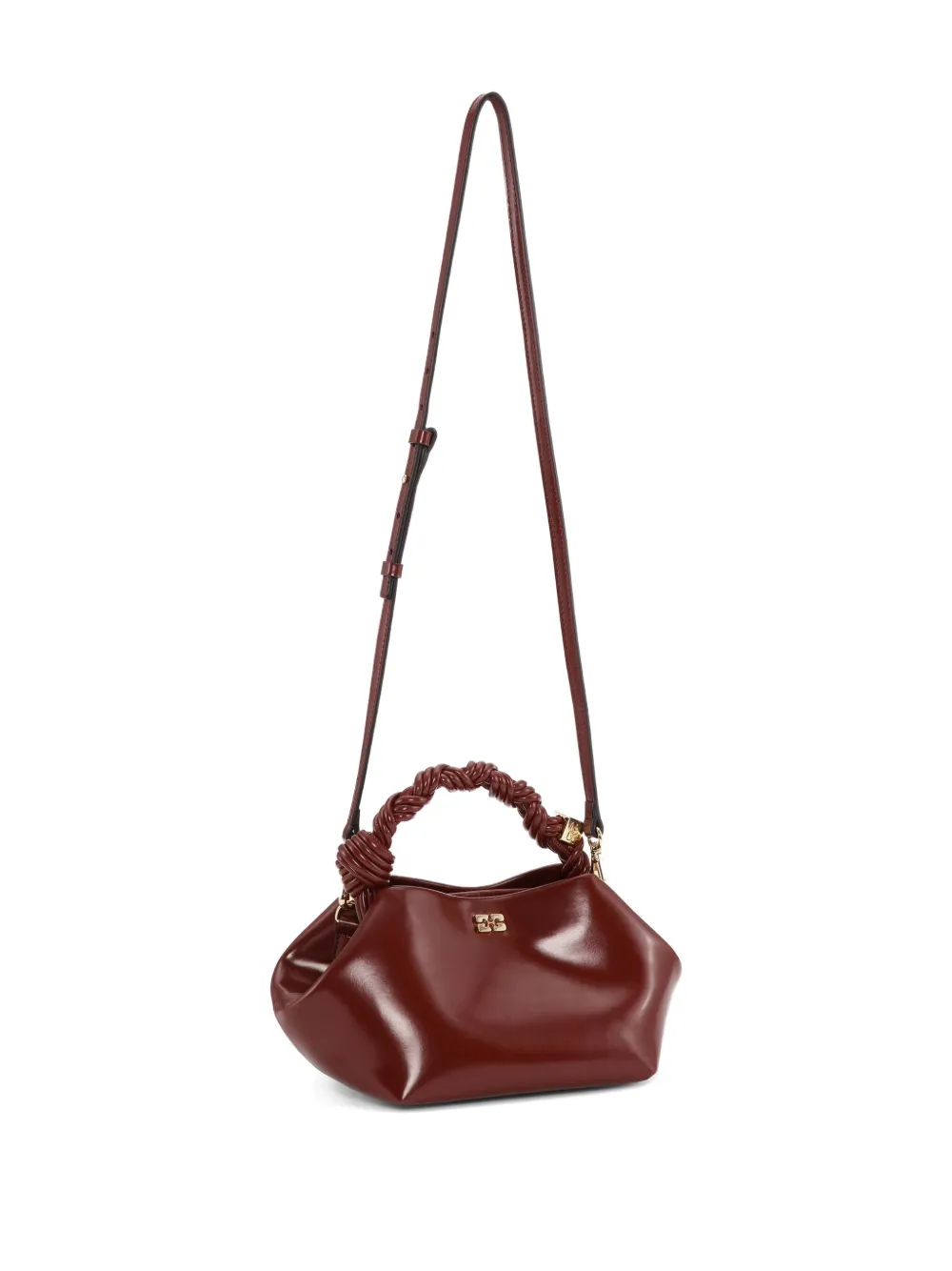 GANNI Bou shopper Rood