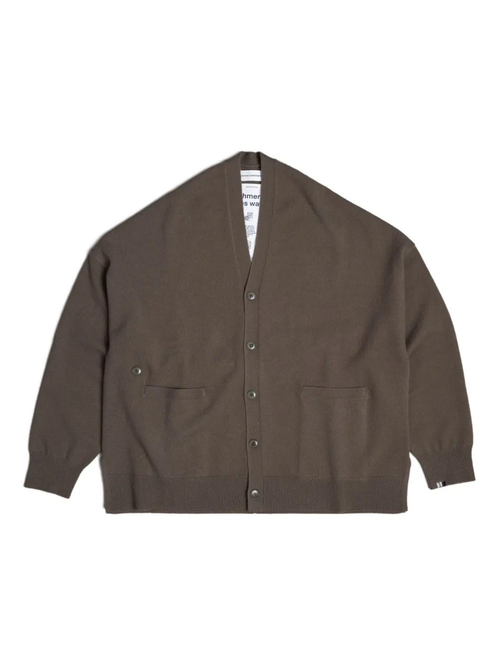 Extreme cashmere n°24 Tokio button-up vest Groen