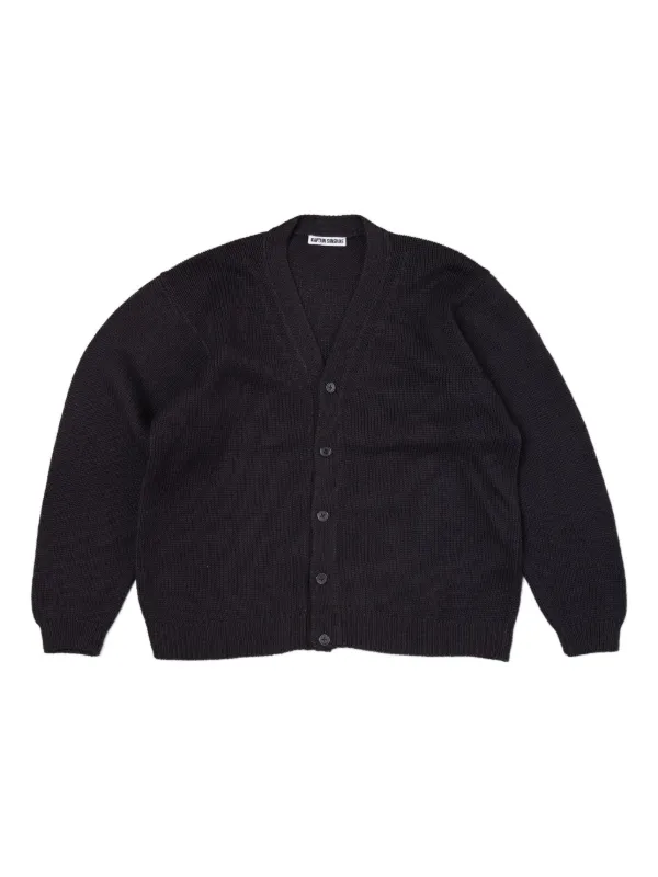 美品　キャプテンサンシャイン　23SS　和紙　コットン　カーディガン　ブラック Kaptain Sunshine カーディガン | ブラック | FARFETCH JP