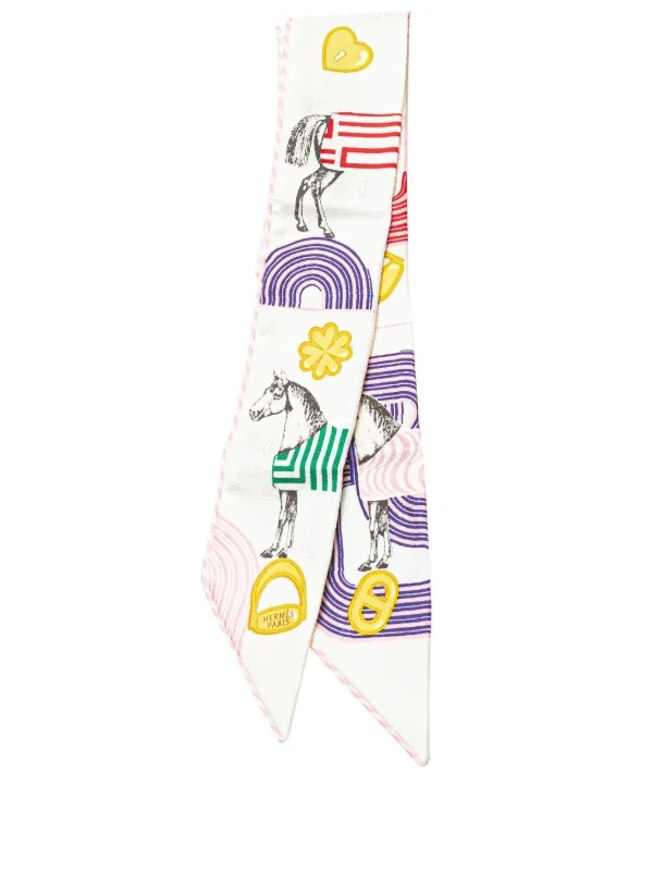 ❤未使用品❤ツイリー Garde Robe Pop Charms エルメス HERMES エルメス トゥイリー バッグ用スカーフ GARDE-ROBE POP