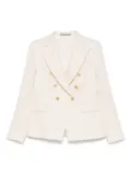 Tagliatore tweed blazer - White