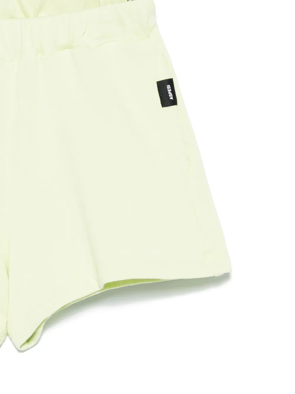 Aspesi Kids Jersey shorts Groen