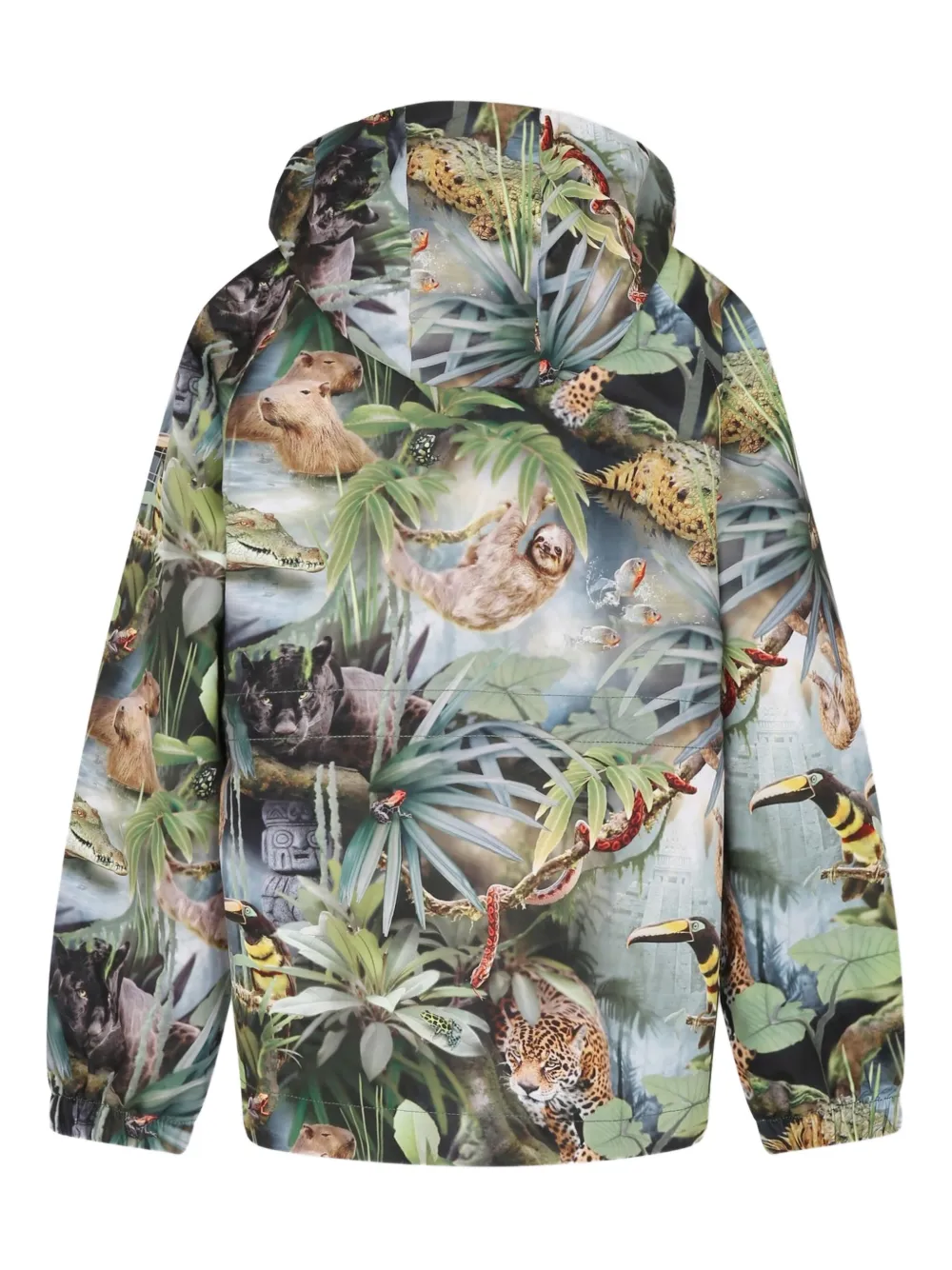 Molo botanical-print padded jacket | Boys Padded Jackets | Image 2
