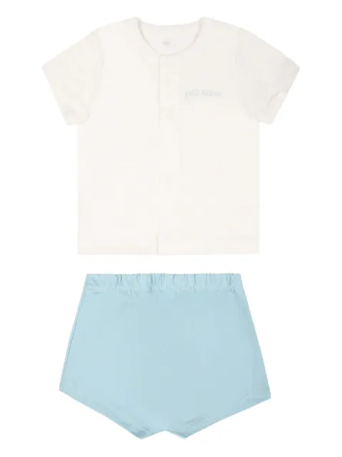 Petit Bateau conjunto de shorts de algodón orgánico
