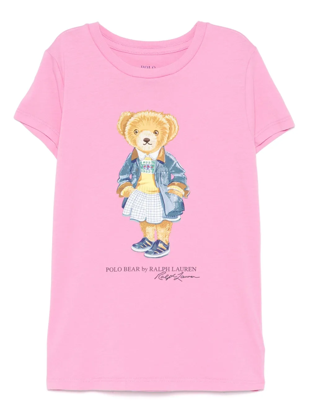 POLO RALPH LAUREN KIDS Polar Bear Tシャツ - ピンク POLO RALPH LAUREN KIDS Polar Bear Tシャツ - ピンク