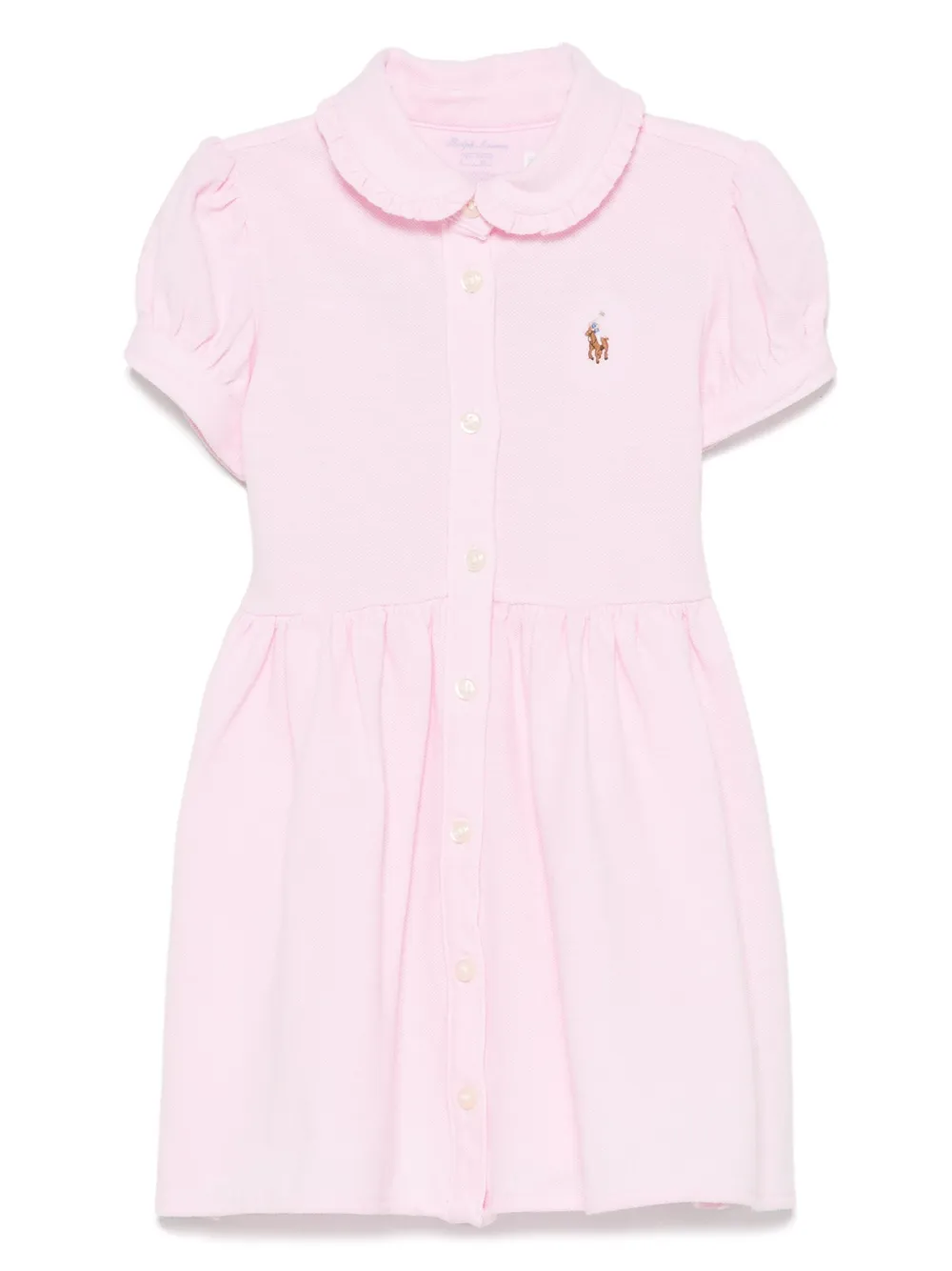 POLO RALPH LAUREN KIDS ピケ ワンピース セット - ピンク POLO RALPH LAUREN KIDS ピケ ワンピース セット - ピンク