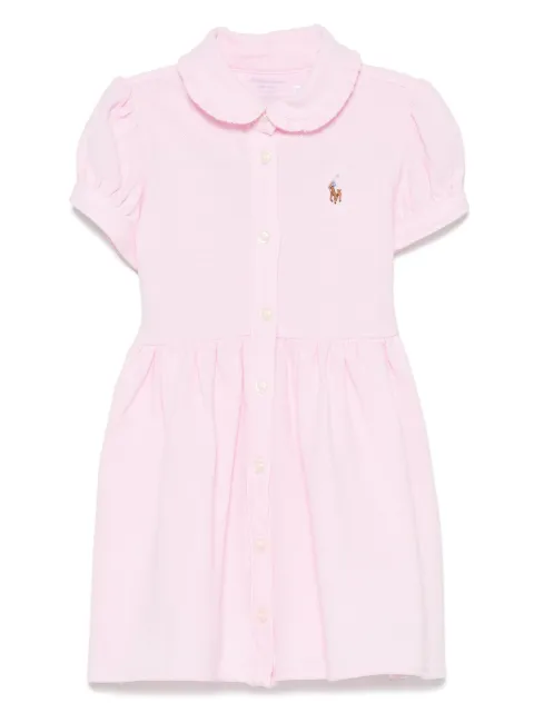 POLO RALPH LAUREN KIDS set de vestido de piqué