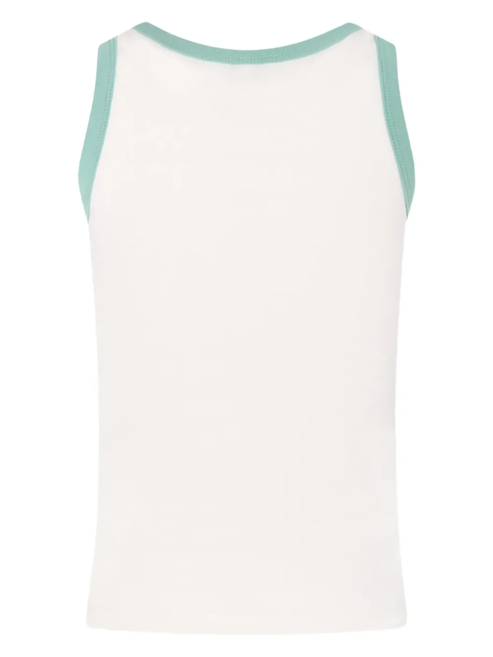 Petit Bateau Twee katoenen tanktops Wit