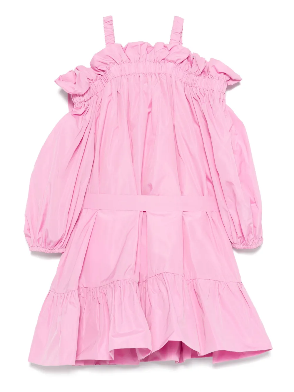 Miss Grant Kids Jurk met strikdetail Roze