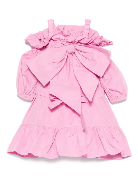 Miss Grant Kids bow-detail dress