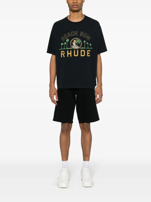RHUDE Palmera Tシャツ | ブラック | FARFETCH JP