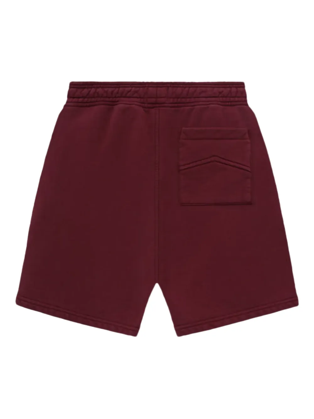 terry "Maroon/Burgundy" track shorts