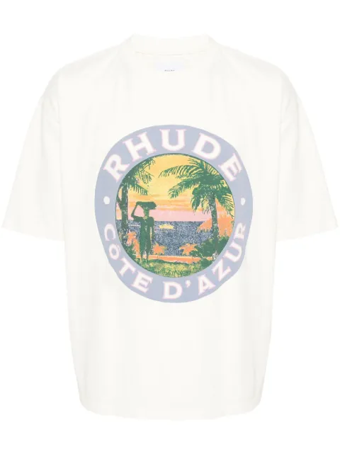 RHUDE Reverse Tee "Vintage White"